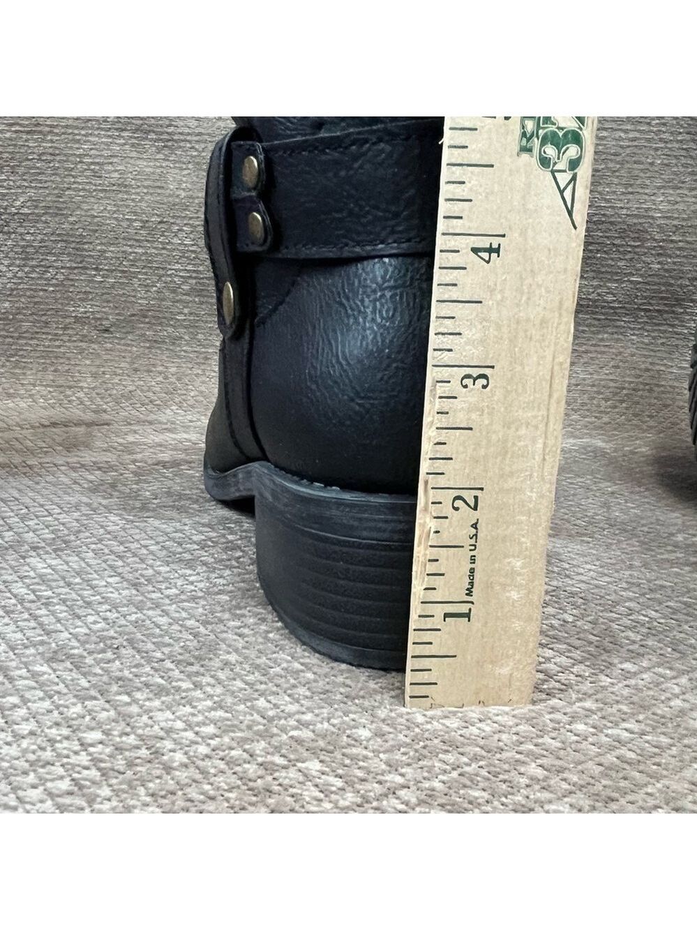 Rampage Matangi Black Smith Women’s Faux Leather Boots size 7. New in Box - Picture 11 of 14